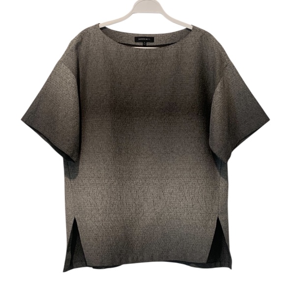 Lafayette 148 New York Gray Top - Picture 1 of 7